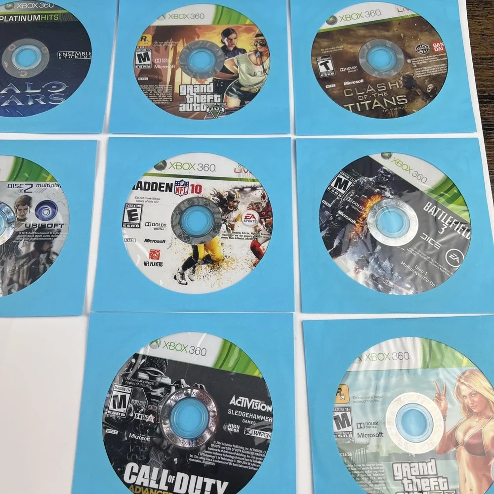 Multi Platform Loose Discs Video Game - Lot Of 50 - AS IS Untested Scratches #4